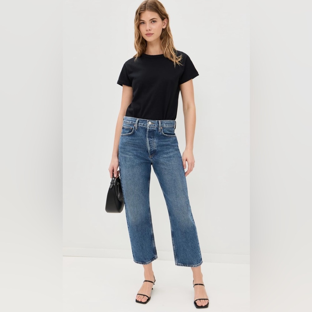 Agolde 90s Mid Rise Loose Crop straight